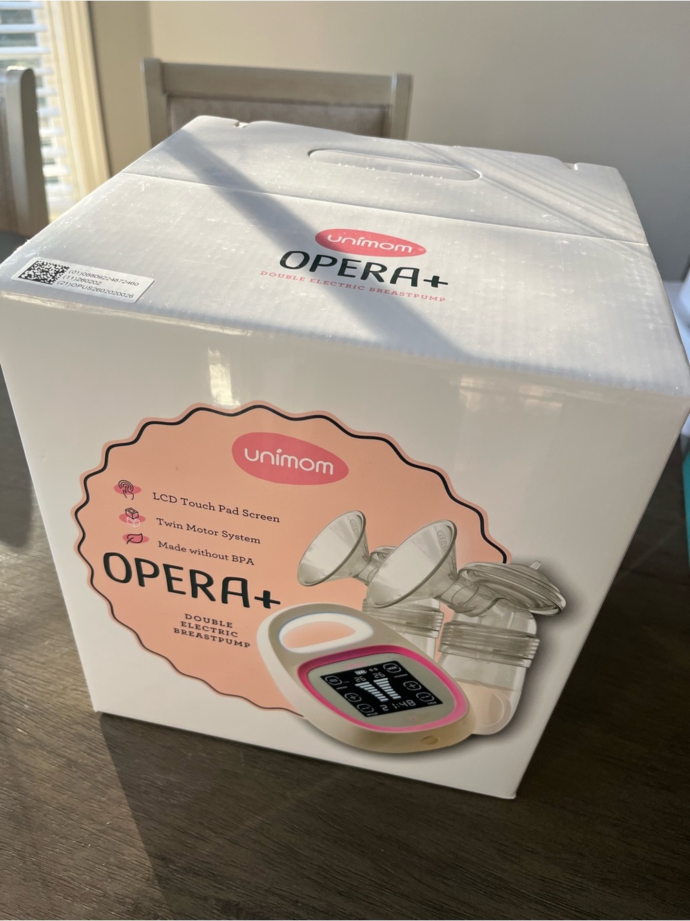 Unimom Opera+ Double Electric Breastpump in Pink